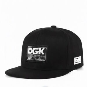 DGK Black and Camo Snapback Cap